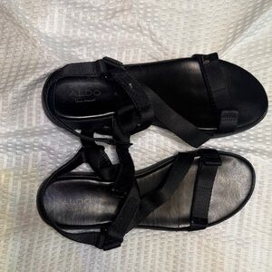 Aldo Black Casual Sandals